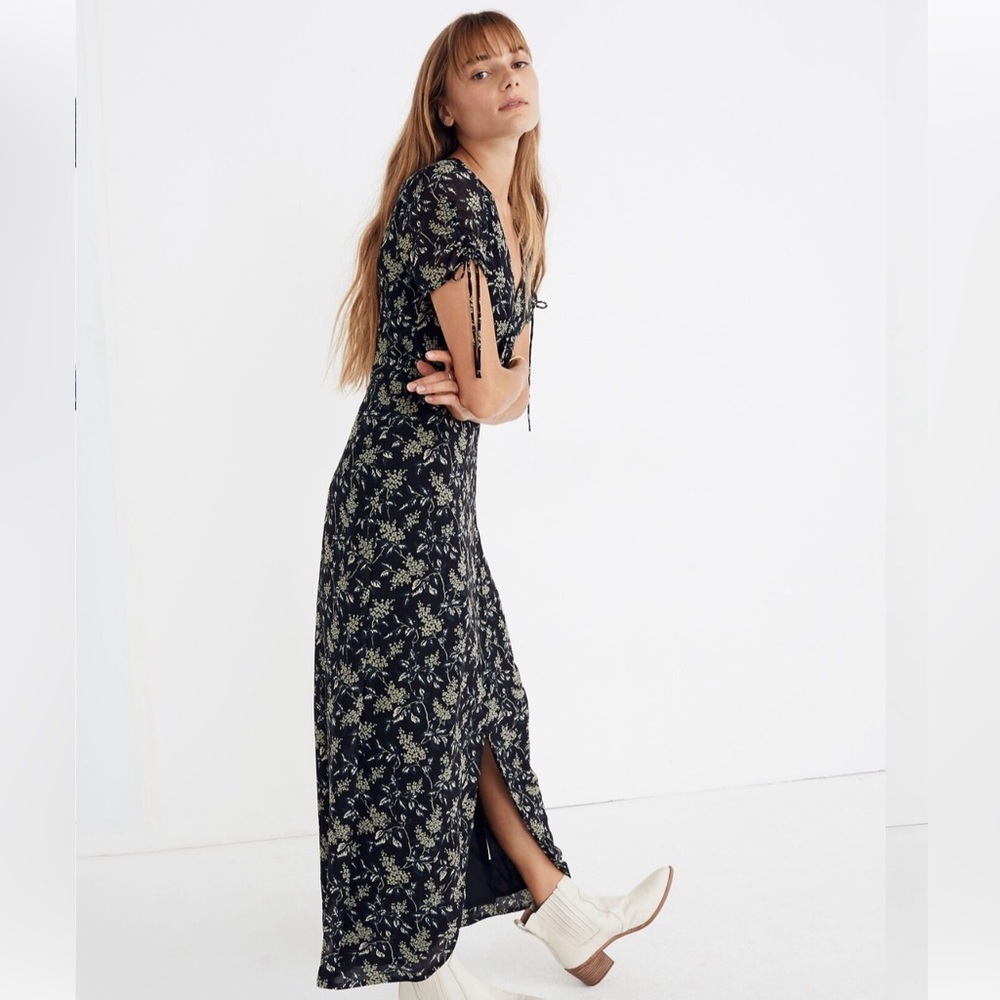 Madewell Tulip-Sleeve Maxi Dress in Antique Flora - Picture 2 of 10